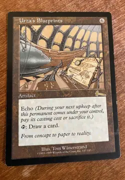 Magic the Gathering MTG Urza's Blueprints (137) Urza's Legacy MP - Image 1