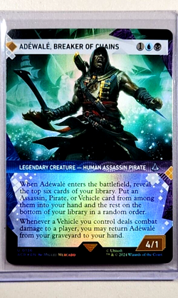 2024 MTG Magic the Gathering Assassin's Creed Foil 136 Adewale Breaker of Chains - Image 1