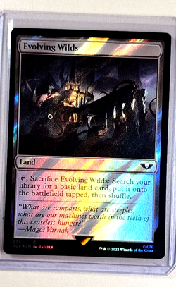 2022 MTG Magic the Gathering Warhammer 40k Surge Foil #277 Evolving Wilds WOTC - Image 1