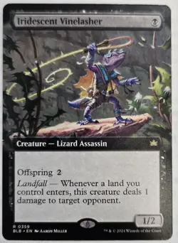 Iridescent Vinelasher (Extended Art) Bloomburrow Regular - Image 1