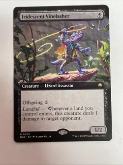 Iridescent Vinelasher (Extended Art) Bloomburrow #359 Rare - Image 1