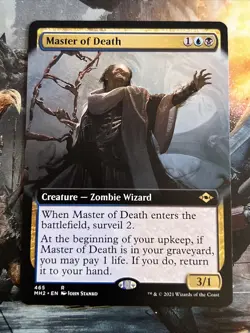 1x Master of Death Extended Art Modern Horizons 2 LP MTG Magic x1 MKE - Image 1