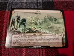 1x MTG Magic The Gathering TCG Grixis Land Plane Oversized Planchase - Image 1