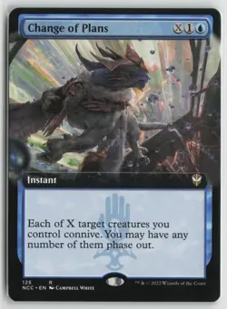 Change of Plans (Extended Art) LP Commander: Streets of New Capenna MTG - Image 1