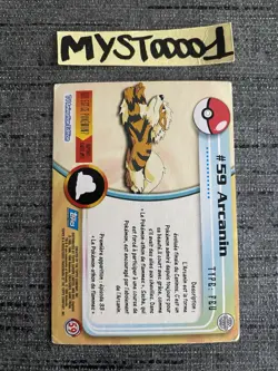 Pokemon TOPPS #59 Arcanin Francais Occasion - Image 2