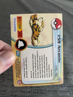 Pokemon TOPPS #59 Arcanin Francais Occasion - Image 3