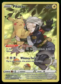 Pikachu TG05/TG30 Lost Origin Trainer Gallery LOR Holo Pokemon LP - Image 1