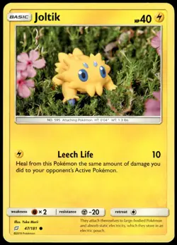 Joltik 47/181 Team Up Common LP Pokemon 2019 - Image 1