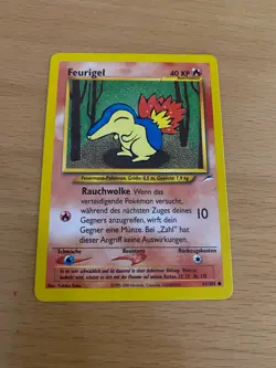 Feurigel Neo Destiny Pokemon 61/105 Deutsch, Near Mint - Image 1