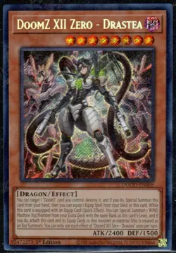 DoomZ XII Zero - Drastea DOOD-EN008 Yugioh Doom of Dimensions - Image 1
