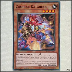 Zoodiac Kataroost - MACR-EN027 - Common 1st Edition Yugioh - Image 1