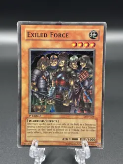 Konami Yugioh! Exiled Force LOD-023 Rare 1st Ed Legacy of Darkness Eng MP - Image 1