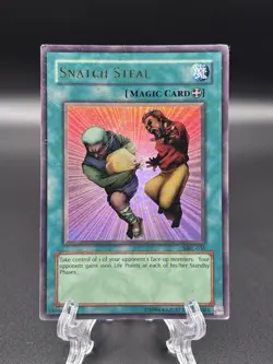 Yugioh! Snatch Steal MRL-036 Ultra Rare 1st Ed Magic Ruler Konami English - Image 1