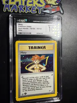 [CGC 10] 1st Edition Misty Trainer #18 Holo Gym Heroes 2000 English - Image 3