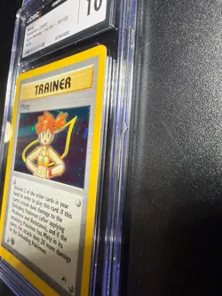 [CGC 10] 1st Edition Misty Trainer #18 Holo Gym Heroes 2000 English - Image 4