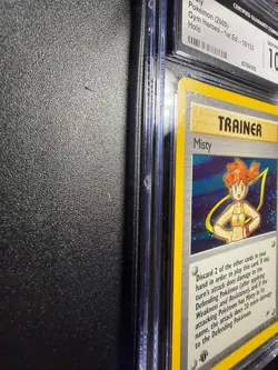 [CGC 10] 1st Edition Misty Trainer #18 Holo Gym Heroes 2000 English - Image 5