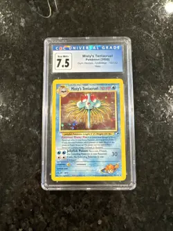 2000 Pokemon Gym Heroes 1st Edition #10/132 Misty's Tentacruel Holo CGC 8 - Image 1