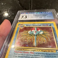 2000 Pokemon Gym Heroes 1st Edition #10/132 Misty's Tentacruel Holo CGC 8 - Image 4