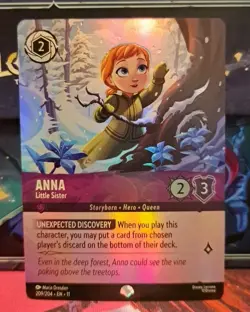 Anna - Little Sister (Epic) 209/204 Winterspell Holo Disney Lorcana - Image 1