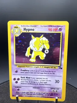 Hypno 8/62 Holo Rare Fossil Pokemon Card - Image 2