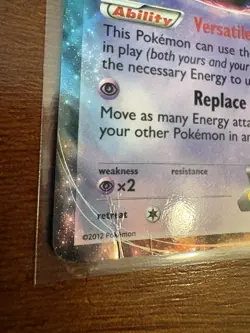 Pokemon 2012 TCG Mew EX Ultra Rare Holo Card 46/124 Dragons Exalted - MP - Image 2