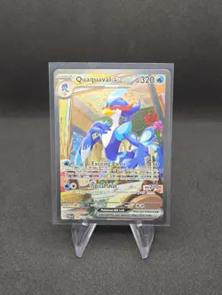 Pokemon TCG Quaquaval EX Scarlet & Violet Paldea Evolved Holo Card 260/193 - Image 1