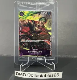 Roronoa Zoro OP-06 Pre-Release Winner Promo SEALED P-045 One Piece Card English - Image 1