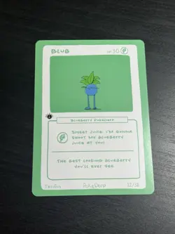 Pokederp 1st Edition Blub 22/38 Derpy Card - Image 2