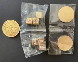 Zacian Metal Pokemon Coin Tokens Dice Condition Markers Card Game SEALED NEW - Image 2