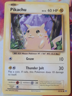 Pokemon - Pikachu - Non Holo - 35/108 - XY Evolutions - Common Card NM - Image 1