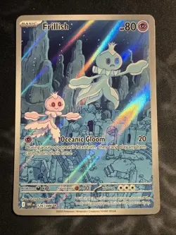 Pokemon Frillish Holo Card 126/086 SV White Flare - Image 1