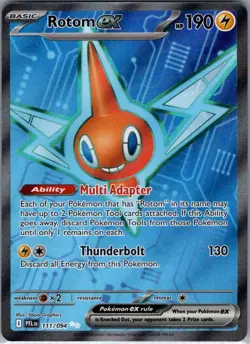 Rotom ex 111/094 ME02: Phantasmal Flames - Pokemon Card - NM - Image 1