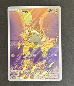 Phanpy 205/191 IR Illustration rare Pokemon Card Surging Sparks SV8 NM - Image 1