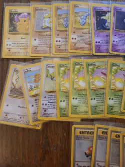 SPANISH Pokemon Lot. Base set, Jungle, Fossil. 64 Cards , NM-MP, Vintage - Image 2