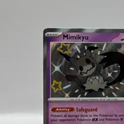Pokemon Mimikyu 160/091 SV: Paldean Fates Shiny Rare Holo Card - Image 5