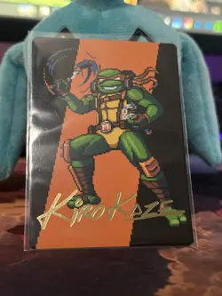 Magic: The Gathering Michelangelo, the Heart Art Card TMNT 35/54 Kirokaze Gold S - Image 1