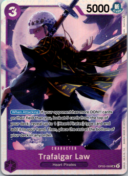 Trafalgar Law OP05-069 SR Awakening Of The New Era English One Piece Card (NM) - Image 1