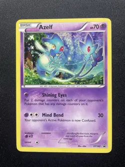 Pokemon Card Azelf XY142 Black Star Promo Holo Rare - Image 1