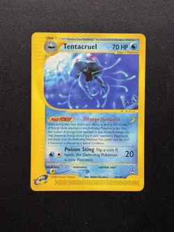 Pokemon Cards: Aquapolis Rare: Tentacruel 38/147 - Image 1