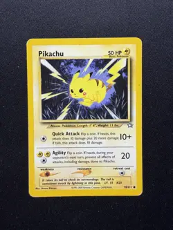 Pokemon Pikachu TCG Neo Genesis Card 70/111 Regular Common - Image 1