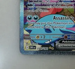 Team Rockets Crobat EX Holo Card Destined Rivals Series 234/182 - Image 4