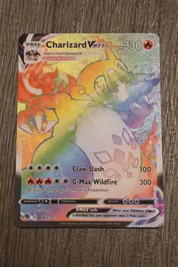 Pokemon TCG Charizard 4-Card Lot Base Set Holo Shining Charizard VMAX 074/073 - Image 2