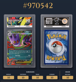 ACE 10 Mega Gengar EX #056 Phantasmal Flames | English Pokemon Card [PERFECT 10] - Image 3
