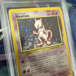 Mewtwo 10/102 Base Set Holo PSA 6 Ex-Mt Pokemon Card - Image 3