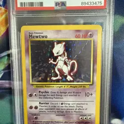 Mewtwo 10/102 Base Set Holo PSA 6 Ex-Mt Pokemon Card - Image 5