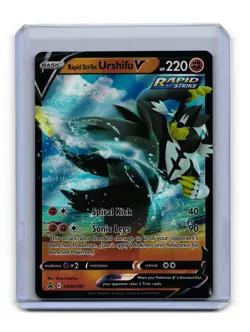 Rapid Strike Urshifu V SWSH107 Pokemon Promo Card - Image 1