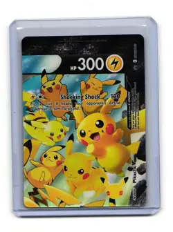 Pikachu V-Union Pokemon Promo Card All 4 Cards to form giant card - Image 1