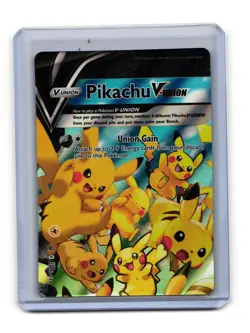 Pikachu V-Union Pokemon Promo Card All 4 Cards to form giant card - Image 3