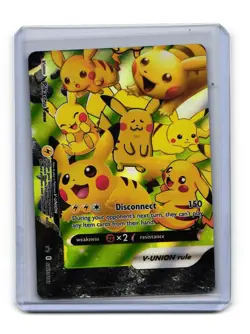 Pikachu V-Union Pokemon Promo Card All 4 Cards to form giant card - Image 5