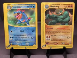 Pokemon TCG Expedition Base Set Non Holo Rare Lot of 2 Cards - WOTC VTG 2002 - Image 1